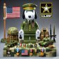 WW2 Snoopy American troops Minifigures