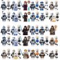 All Star Wars Anakin 501st Clone trooper Obiwan 212nd Clone Trooper Minifigures