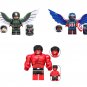 Red Hulk and Falcon Captain America Minifigues New Captain America movie character Toy