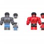 Red Hulk and Grey Hulk Minifigues New The Avengers movie Sets