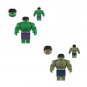 Incredible Hulk and Comic Hulk Minifigures Super Heroes Hulk Sets