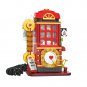 Britain Vintage telephone booth building block Toy