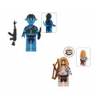 Javier Spider Socorro and Jake Sully Minifigures Avatar Fire and Ash Sets
