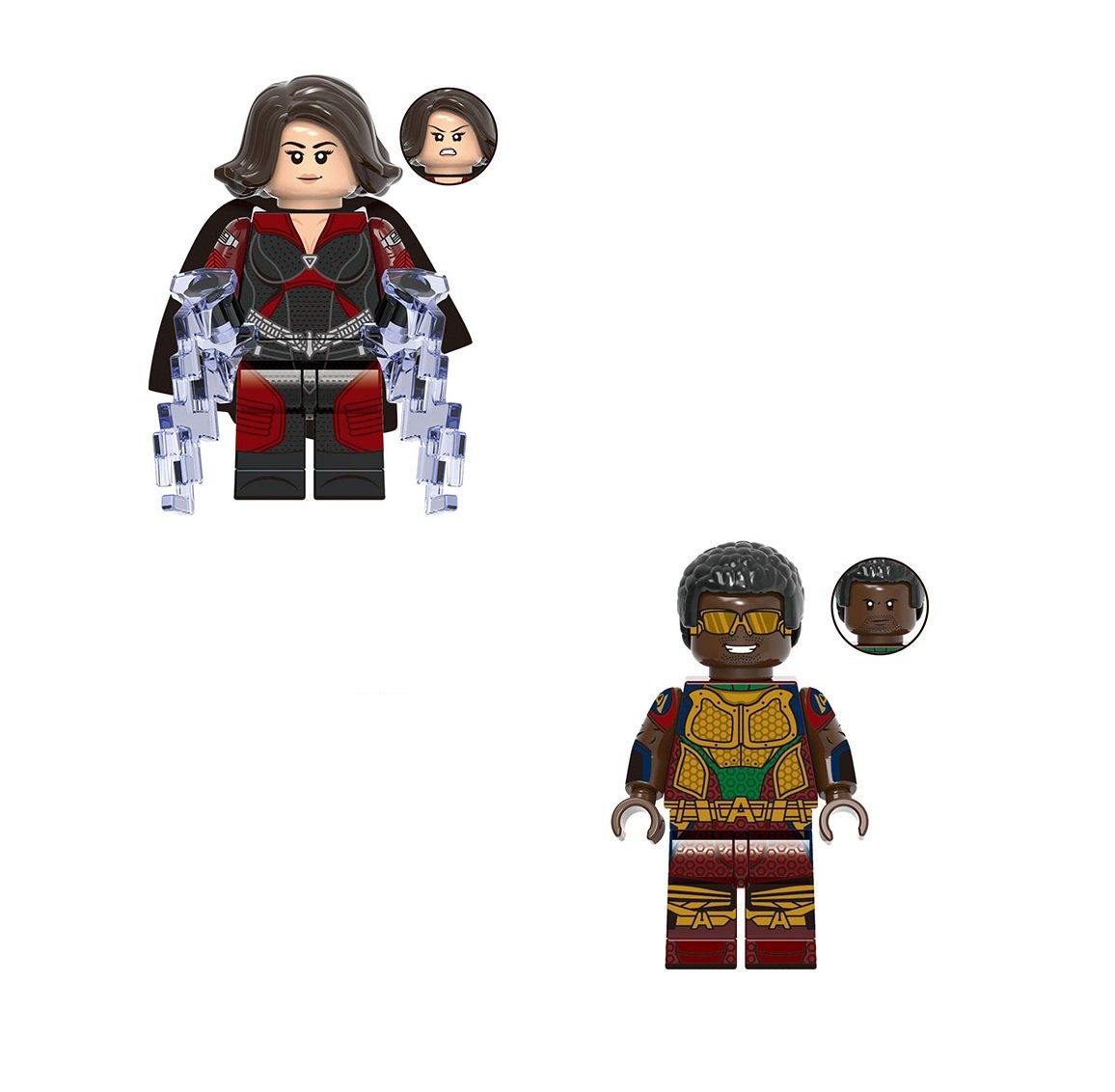 Stormfront and A-Train Minifigures The Boys Season 4 Toy