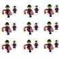 9pcs Super Skrull Minifigures The Avengers Super Battle Sets