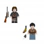 Writer and Godmather West cowboy Minifigures
