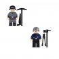 Air Raid Helper and Fire Police Minifigures WW2 Soldier Sets