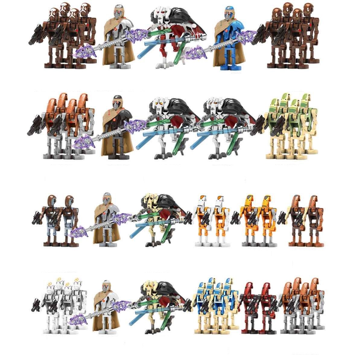 46pcs Battle Droid IG-100 Magna Guard General Grievous Minifigures Star Wars Sets