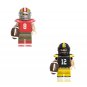Terry Bradshaw and Steve Young Minifigures Rugby Sets