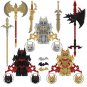 3 Heavy Gold silvery Batman Berserk Minifigures Batman Mario Sets