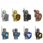Gothic Knights Papal Knight Unicorn Knight Minifigures Medieval Knight Sets