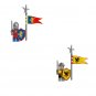 Raven Knight and Lion knight Minifigures Medieval Knight Sets