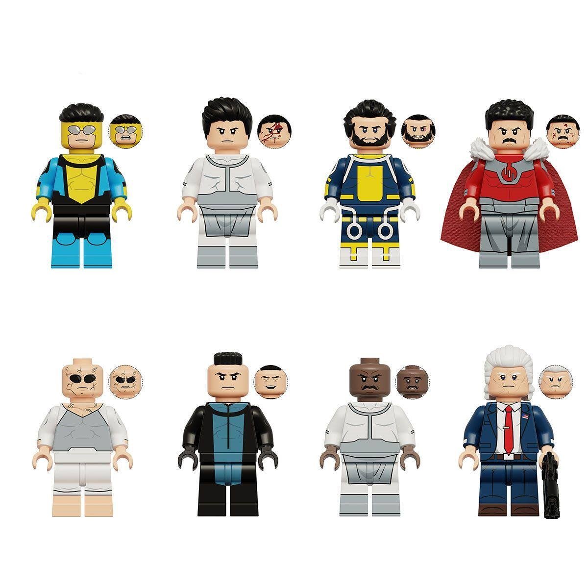 Thragg The Immortal Lukean Cecil Stedman Prisoner Mark Minifigures Invincible Season 4 Sets
