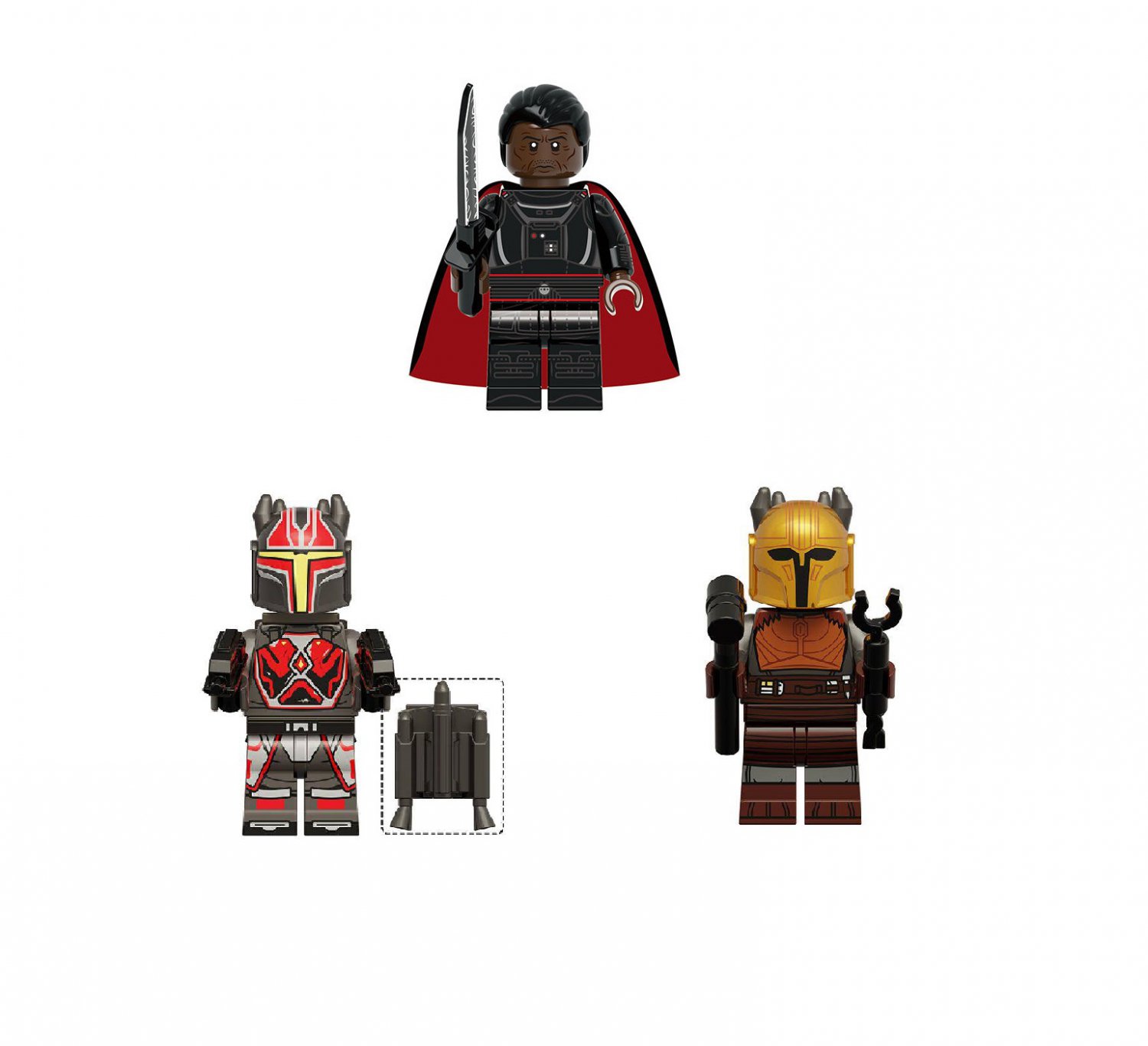 Moff Gideon Blacksmith Commander Minifigures Star Wars Sets
