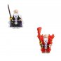 2pcs Yamamoto Genryuusai Shigekuni Minifigures BLEACH Sets