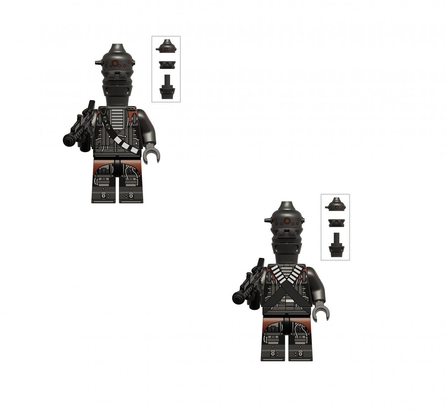 2pcs IG-11 Robot Minifigures Star Wars movie Sets
