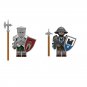 Three-Tower knight and Twin-Tower Lily Knight Minifigures Medieval Knight Sets