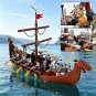 Dragon Shadow Viking Ship Viking‌s Minifigures Medieval Knight Sets