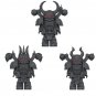 3pcs Chaos Space Marine Legions Minifigures Space Marine Sets