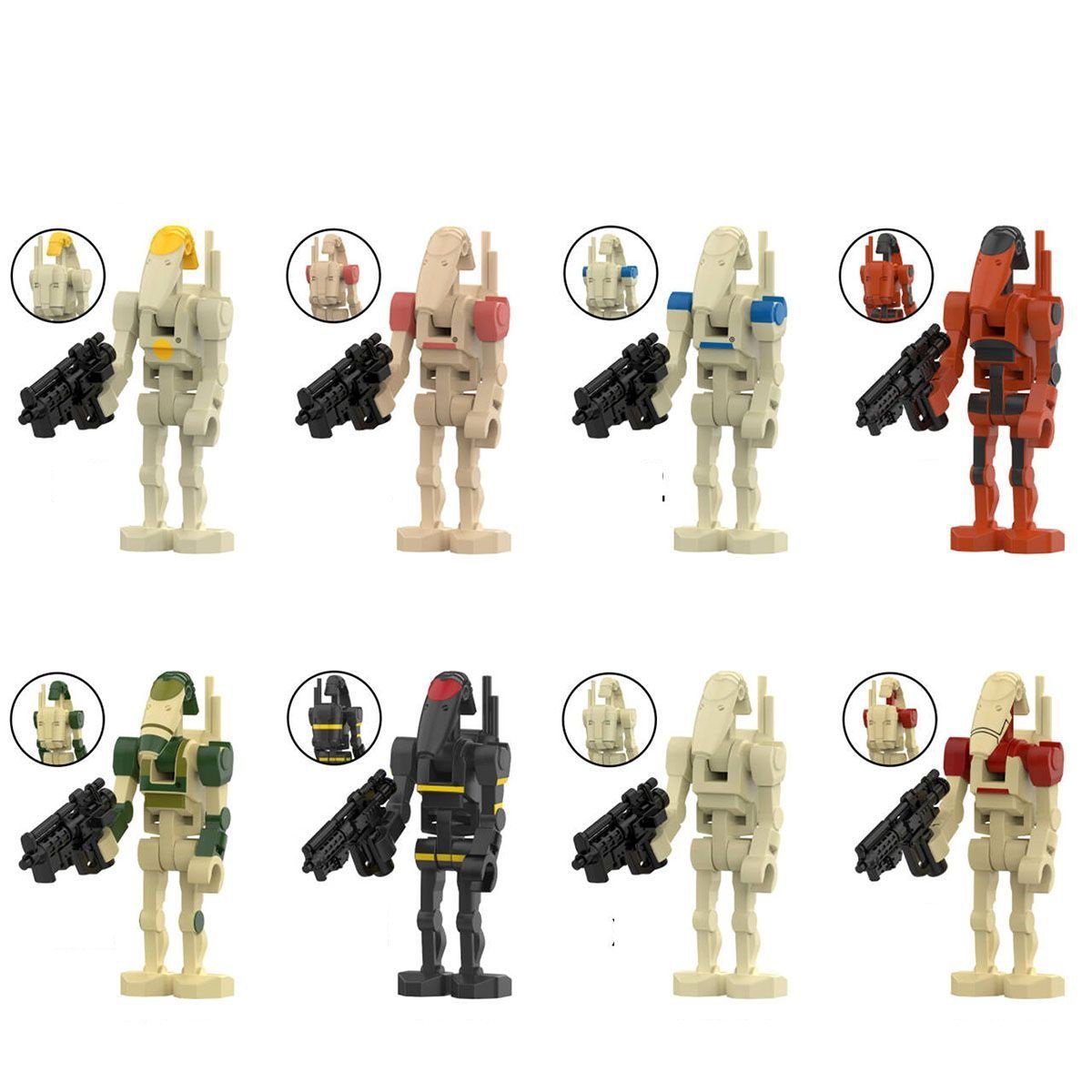 Battle Droid heavy-duty battle droid Minifigures Star Wars movie Sets
