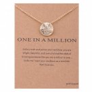 Fashion Jewelry One In A Million Sand Dollar Gold-Color Necklace Pendant Women