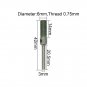 1pcs 0.5-4mm Electric Grinder Keyless Drill Chuck w/2.3&3mm Shaft for Dremel New