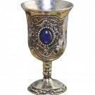 Vintage Metal Drinking Glasse Cup Handwork Silver Engraving Copper Decoration
