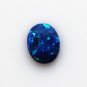 Blue Opal Stone Loose Beads Gemstones Oval Shape Flat Base Cabochon Gemstone