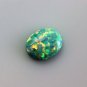 Prase Opal Created Gemstone Green Prasopal Oval Shape Flat Face Gems Stone Loose