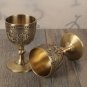 40Cc Classical Household Wine Tea Cup European Goblet Metal Drinkware 11.6