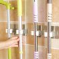Wall Mounted Mop Organizer Holder Hang Brush Broom Hanger Storage Rack Kitchen