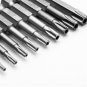 12pcs/set S2 Security TORX Driver Screwdriver Bit Tools Set 1/4" Shank