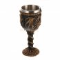Gothic Double Wall Resin Stainless Steel 3D Drinking Mug Dragon Bone Skull Metal