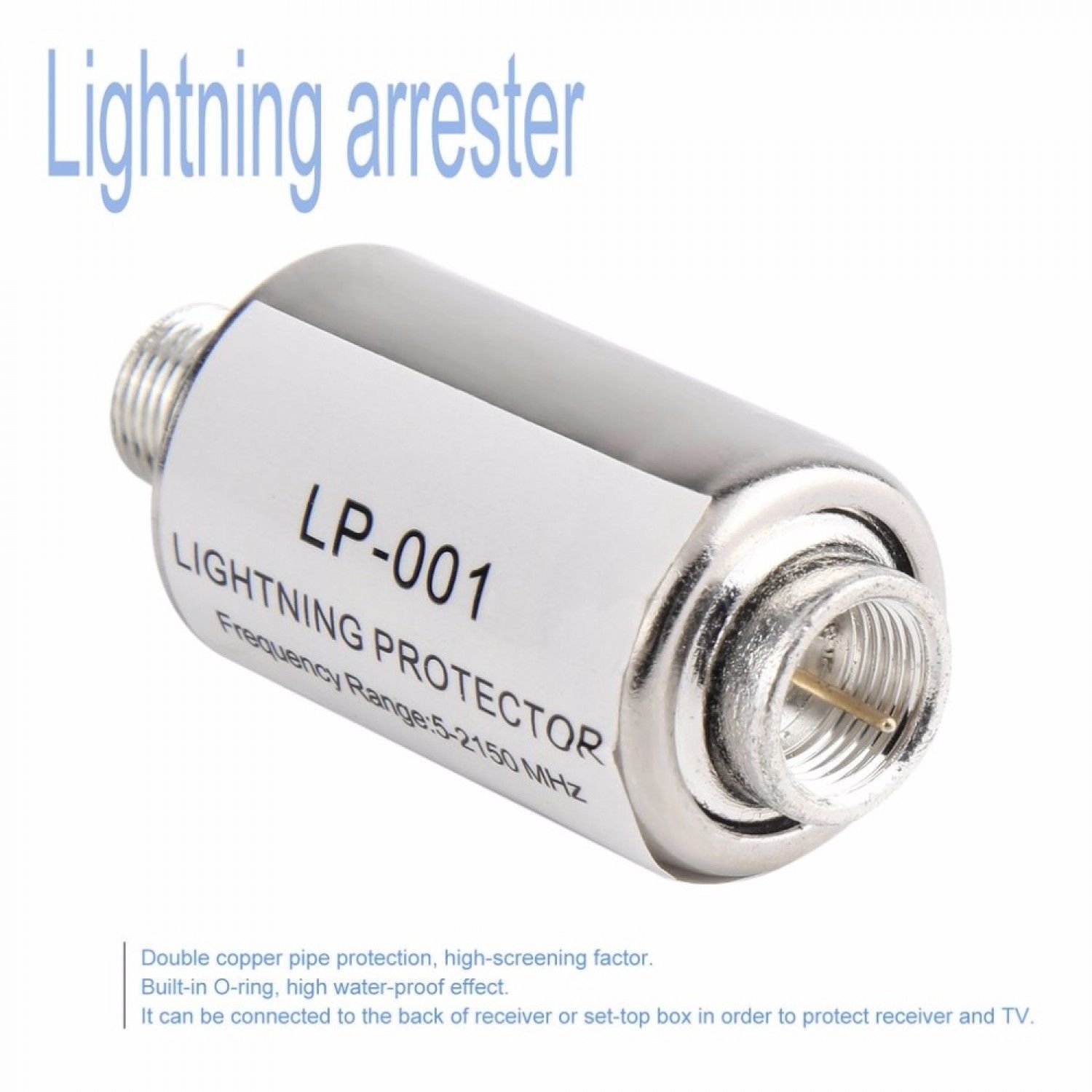 Lighting Protector Coaxial Satellite Tv Lightning Protection Devices Satellite