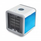 Portable Mini Air Conditioner Air Cooling Fan With 7 Colors LED Lights USB Air