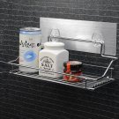 Bathroom Shelf Traceless Adhesive Tape Storage Holder Hanging Organizer Basket
