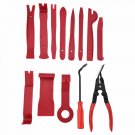 13Pcs Universal Car Door Panel Trim Dashboard Clips Pliers Fastener Removal Tool