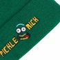 Pickle Rick Beanie Knitted Hat Green Hat Rick and Morty Hats Elastic Embroidery