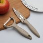 2 Pcs Multifunctional Wheat Straw Potato Peeler Carrot Zester Slicer Fruit Tool
