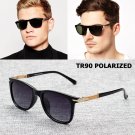 Fashion TR90 POLARIZED Square Style Gradient Sunglasses Men Ultralight Driving
