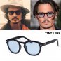 Johnny Depp Lemtosh Style Round Sunglasses Tint Ocean Lens Brand Design Party
