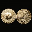 Bitcoin Gold Silver Plated Bronze Physical Bitcoins Double Sides Casascius