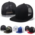 9 Colors Men Plain Trucker Hats for Spring Summer Womens Blank Mesh Snapback Cap