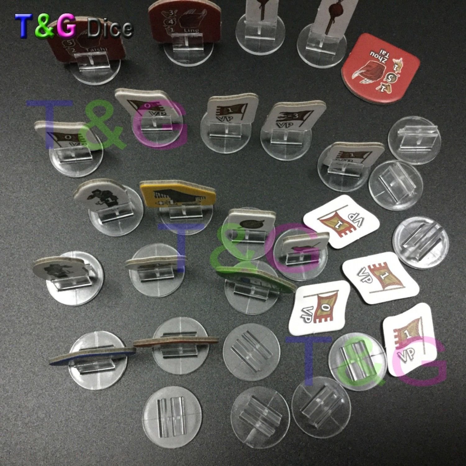 High Quality Transparent Plastic Stand For 2Mm Paper Card, Board Game Components