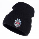 Rick and Morty Beanie Rick Smoking Hats Elastic Brand Embroidery Warm Winter