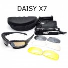 Daisy X7 Army Goggles Sunglasses Men Military Sun glasses Male 4 Lens Kit