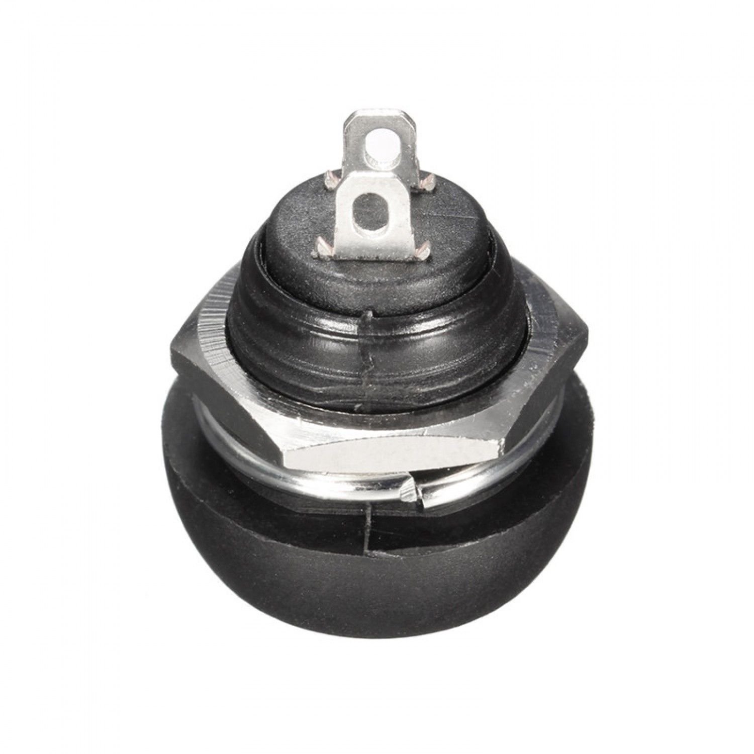 1Pc 250V 3A Waterproof 12mm Mini Round Momentary ON/OFF Contact Push Button