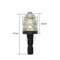 1/4" Keyless 0.2-3mm Mini Drill Bit Chuck Hex Shank Adapter Quick Change Tool