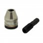 1/4" Keyless 0.2-3mm Mini Drill Bit Chuck Hex Shank Adapter Quick Change Tool