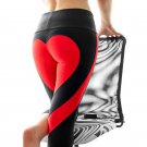 Ass Love Stitching Leggings Put Hip Elastic Waist Leggins High Waist Stitching
